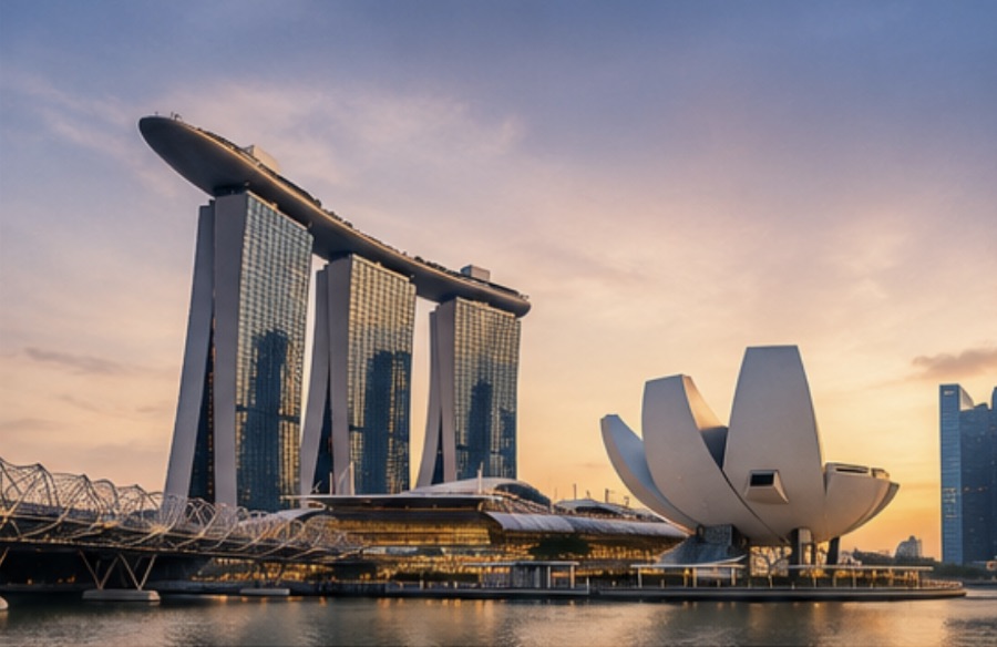 Singapore Marina Bay Sands skyline — NEFT Solution international collaboration
